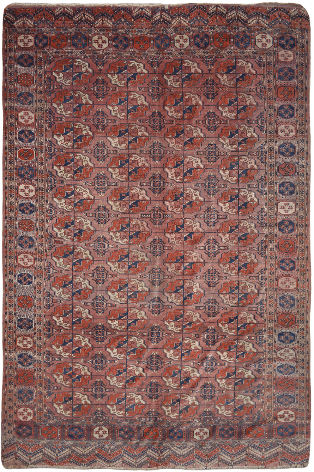 Tribal Turkmen Antique Tekke Rug