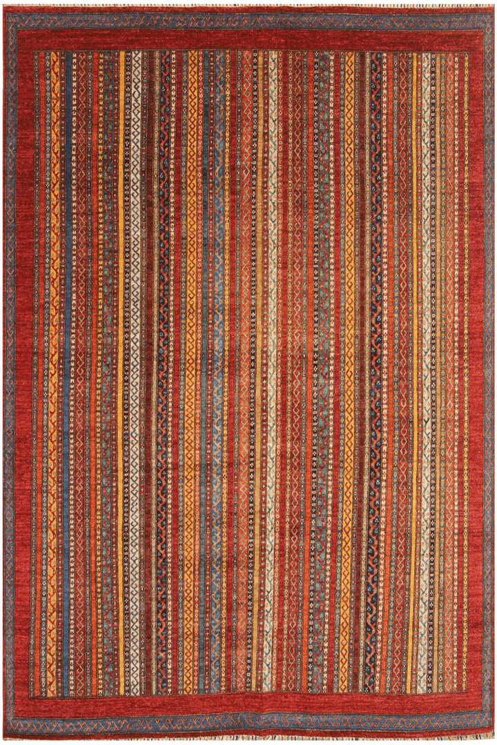 Hand Knotted Afghani Shaal Rug