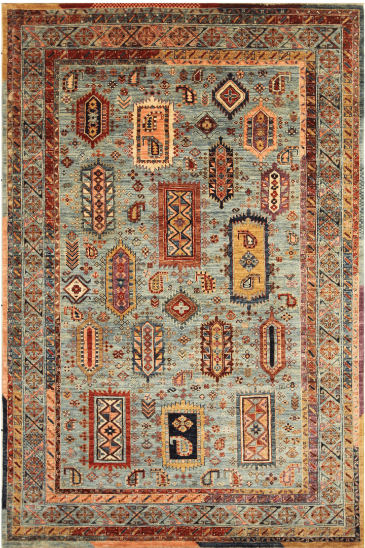 Hand Knotted Afghani Samarkand Rug