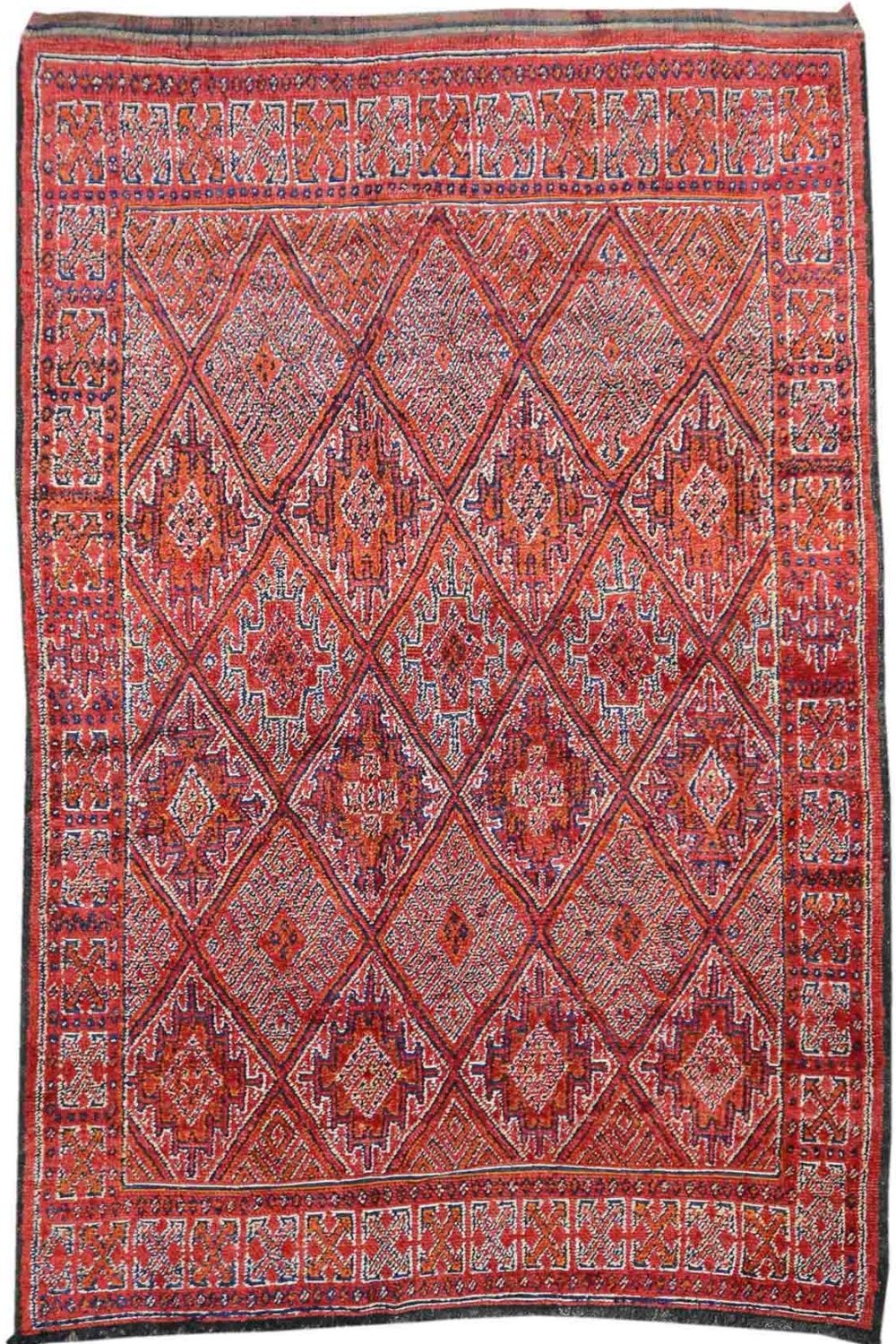 Vintage Moroccan Shag Rug 